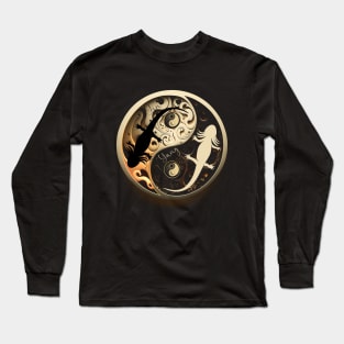 Yin Yang Axolotl Long Sleeve T-Shirt